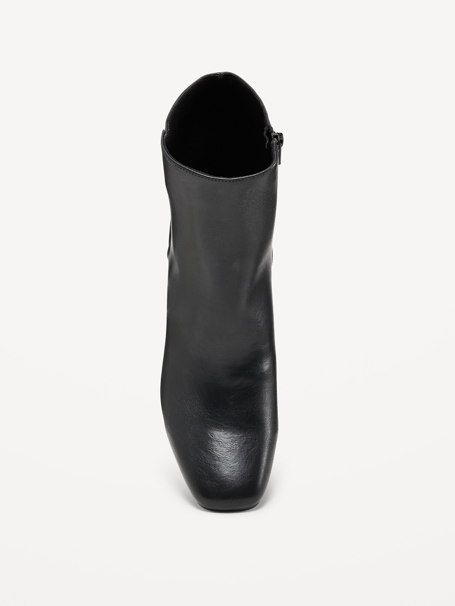 Faux Leather Square Toe Boots Old Navy