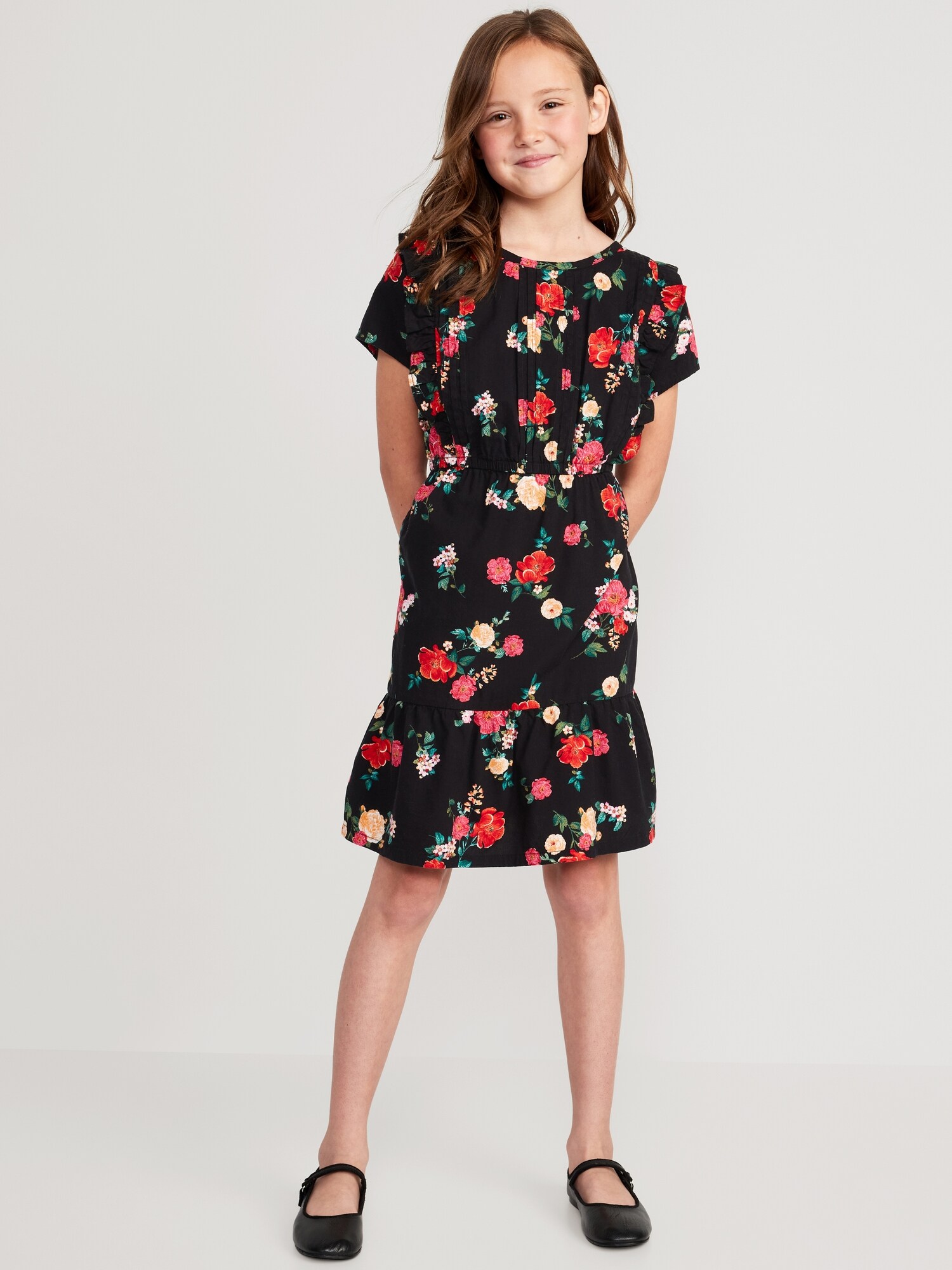 Old navy 2024 ruffle sleeve dress