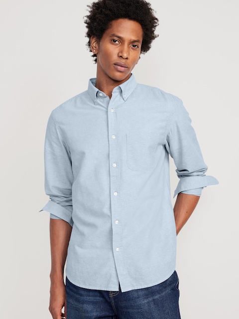 Classic Fit Everyday Oxford Shirt - Hue Blue