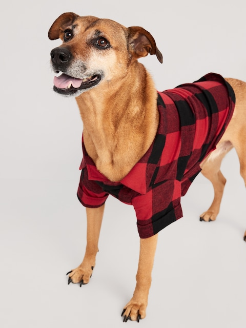 Matching Print Flannel Shirt for Pets