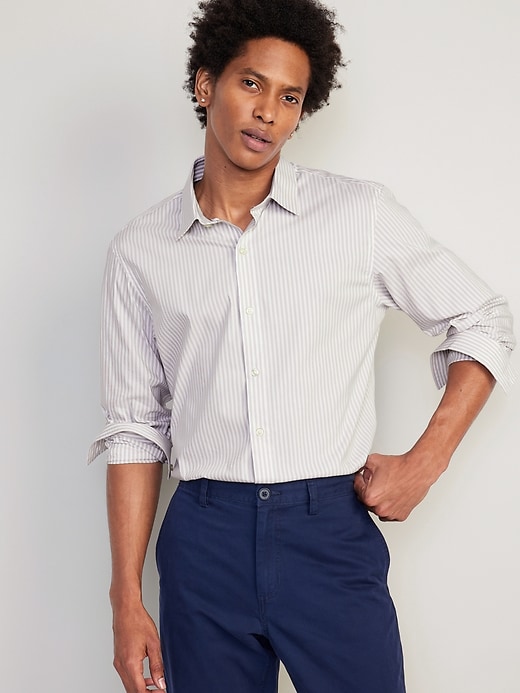 Old Navy Regular-Fit Pro Signature Performance Dress Shirt for Men