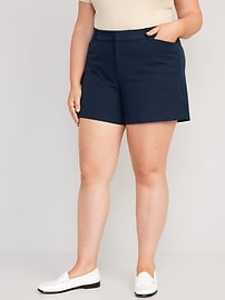 High-Waisted Pixie Trouser Shorts -- 5-inch inseam