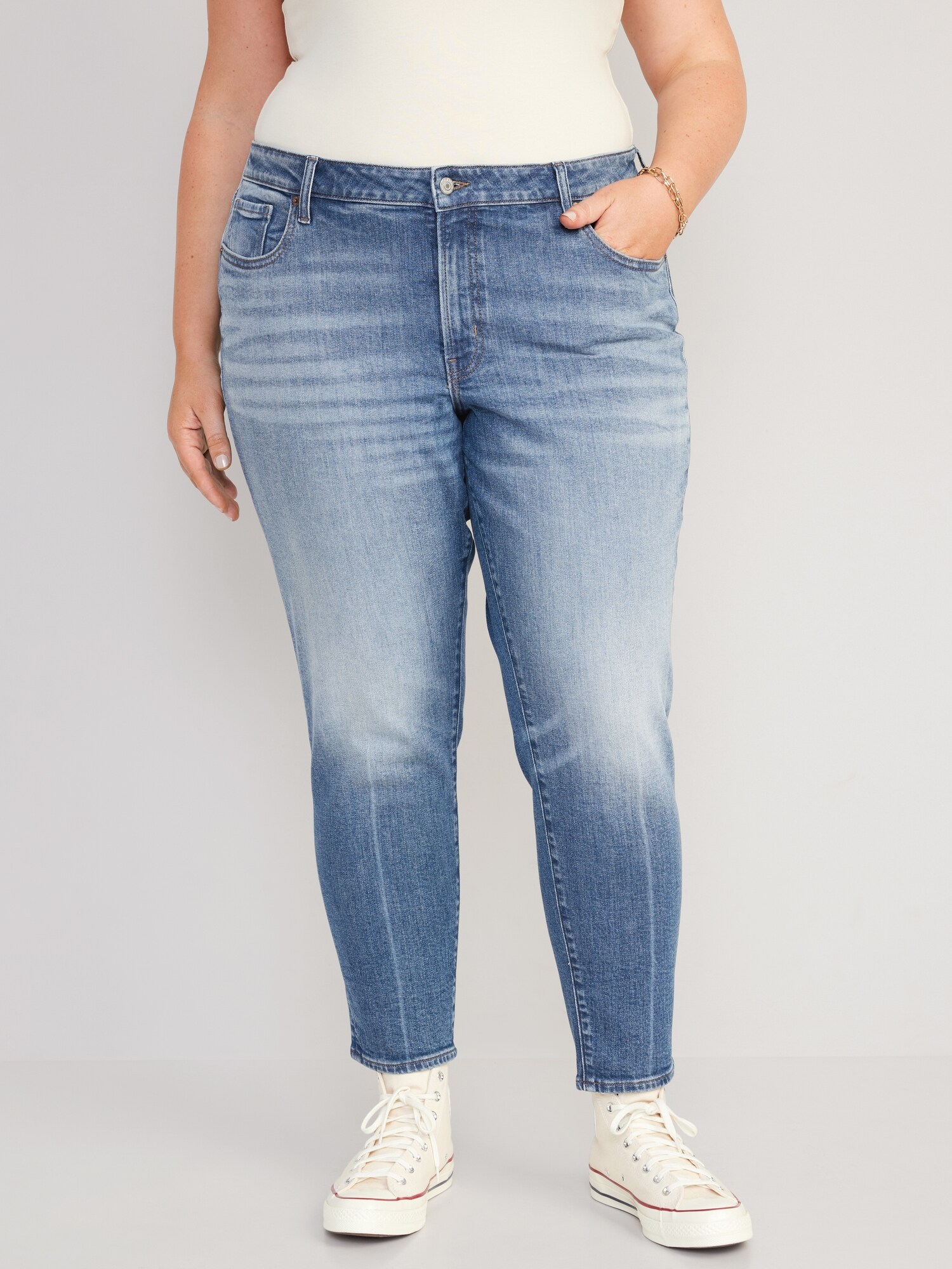 Old navy original mid best sale rise straight