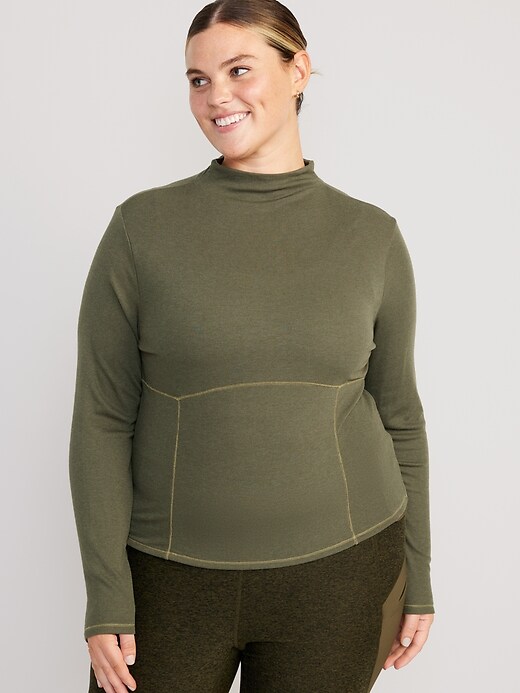 Image number 7 showing, UltraLite Mock-Neck Top