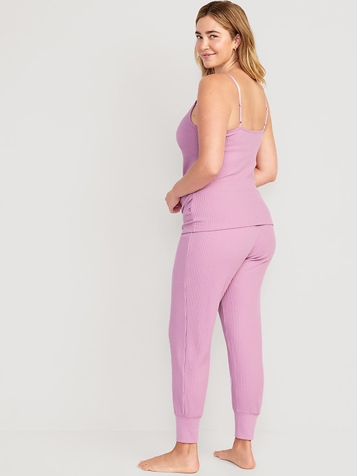 Image number 2 showing, Maternity Waffle-Knit Lounge Cami Top and Pants Set