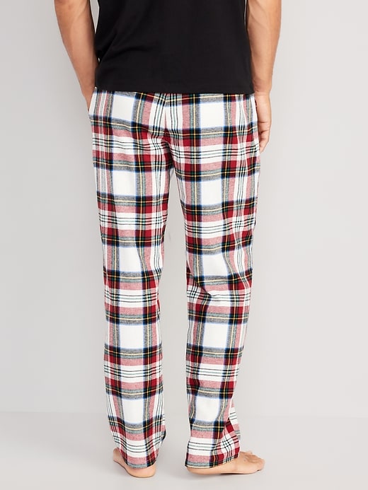 L'image numéro 2 présente Pantalon de pyjama en flanelle assorti