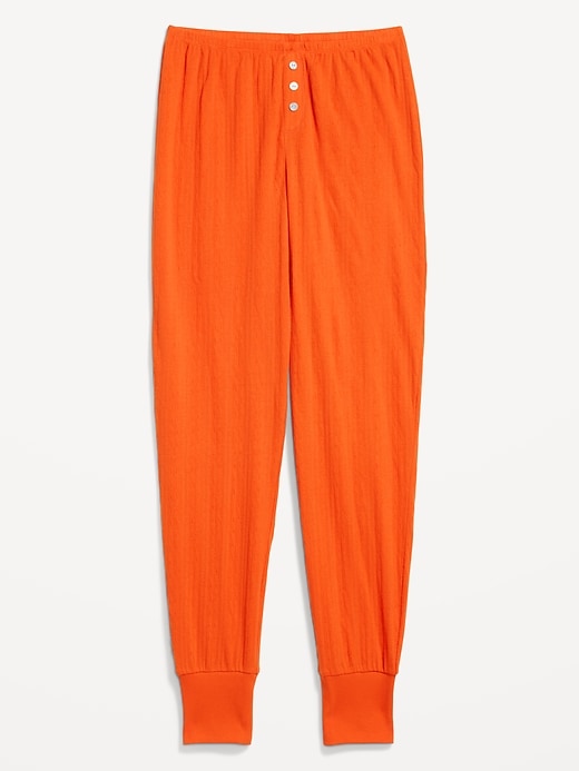 High-Waisted Pajama Jogger Pants