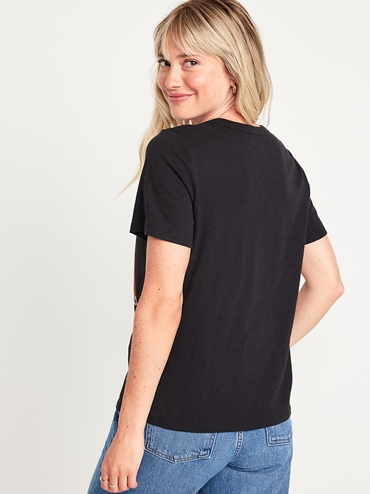 L'image numéro 2 présente T-shirt passe-partout imprimé en tricot flammé pour Femme