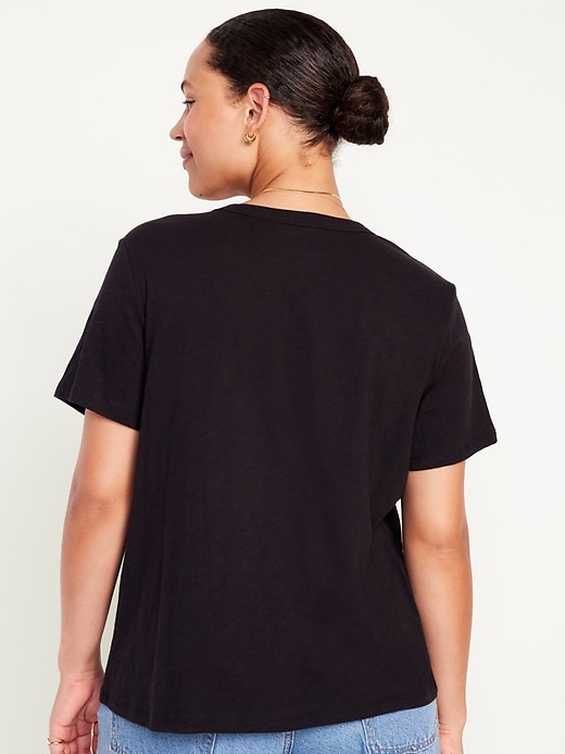 L'image numéro 5 présente T-shirt passe-partout imprimé en tricot flammé pour Femme