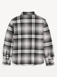 Image number 3 showing, Soft-Brushed Flannel Pocket Shirt for Boys