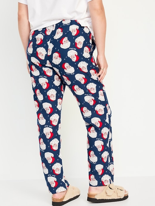 Image number 6 showing, Mid-Rise Flannel Pajama Pants