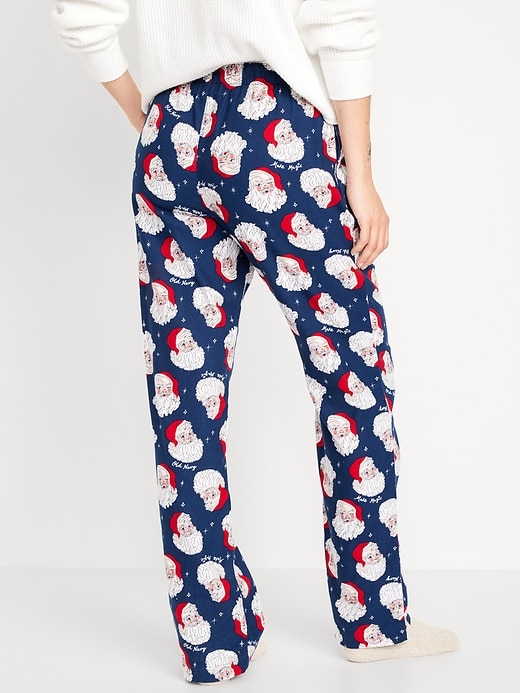 Mid-Rise Flannel Pajama Pants for Women