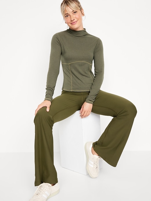 Image number 3 showing, UltraLite Mock-Neck Top