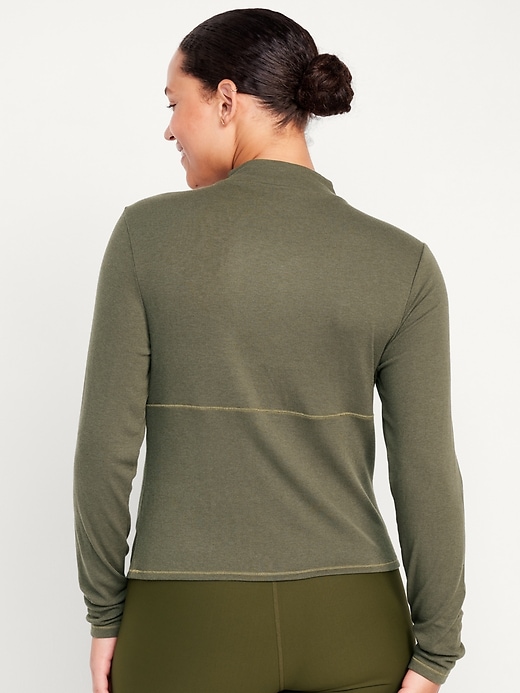 Image number 6 showing, UltraLite Mock-Neck Top