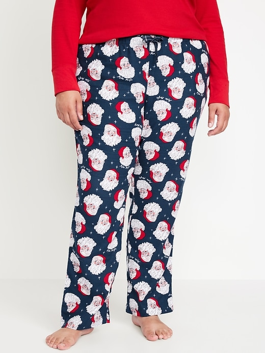 Image number 7 showing, Mid-Rise Flannel Pajama Pants