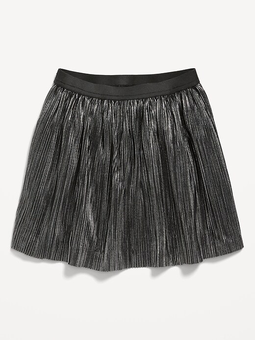 Pleated Metallic Shimmer Skirt for Toddler Girls Old Navy