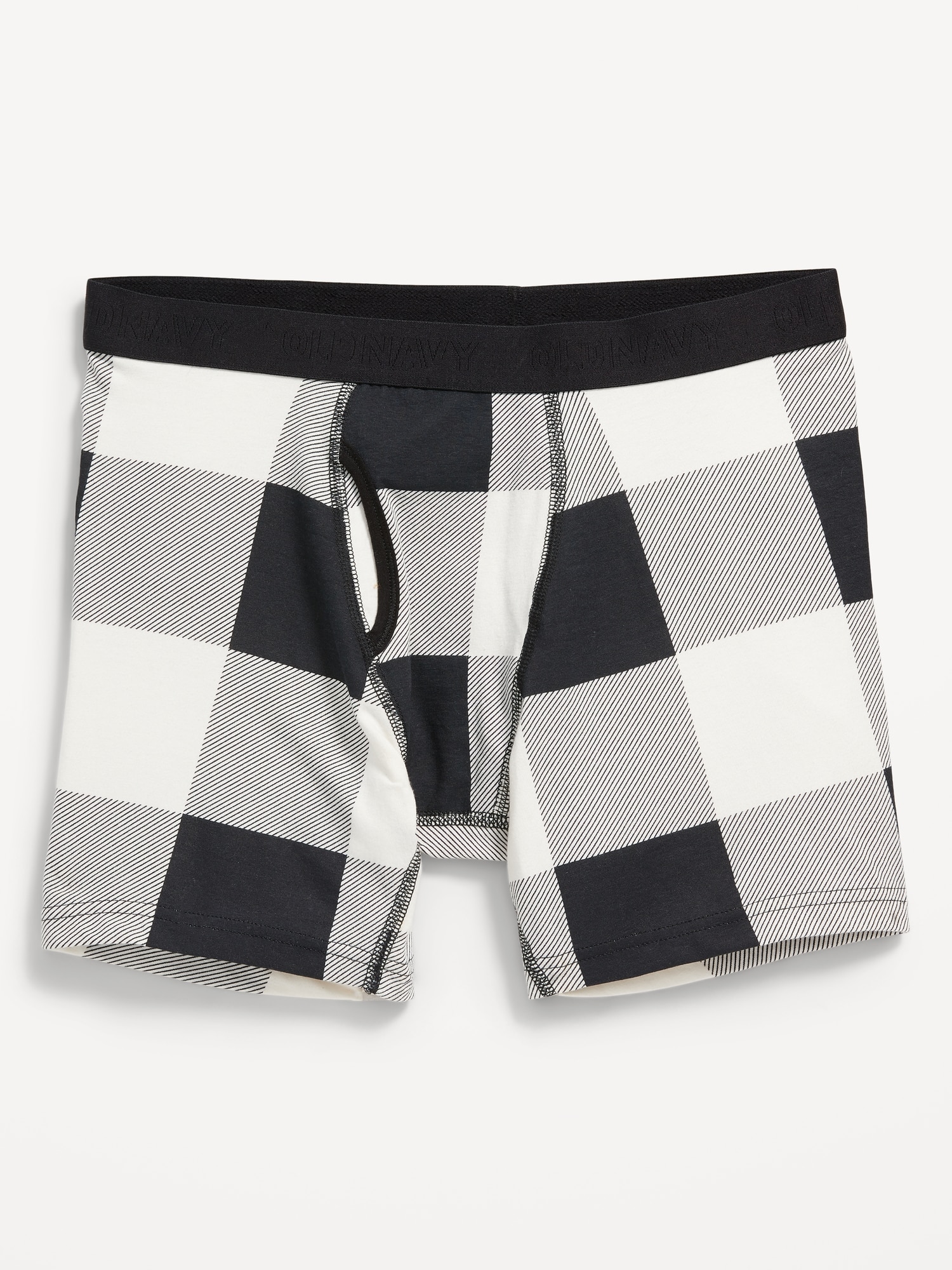 Printed Built-In Flex Boxer-Brief Underwear for Men -- 6.25-inch inseam