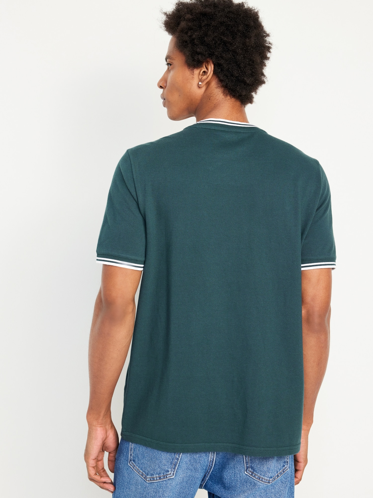 Textured Pique T-Shirt | Old Navy