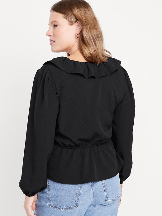 トップス HIAND 2 Way Dot Ruffle Volume Tops 2 Way Dot Ruffle Volume Tops - HIAND
