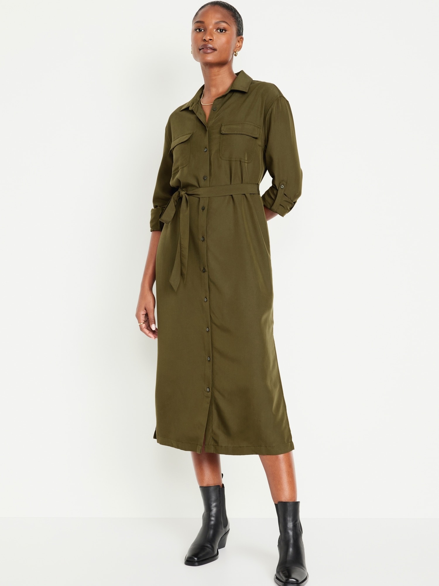 Navy utility clearance dress