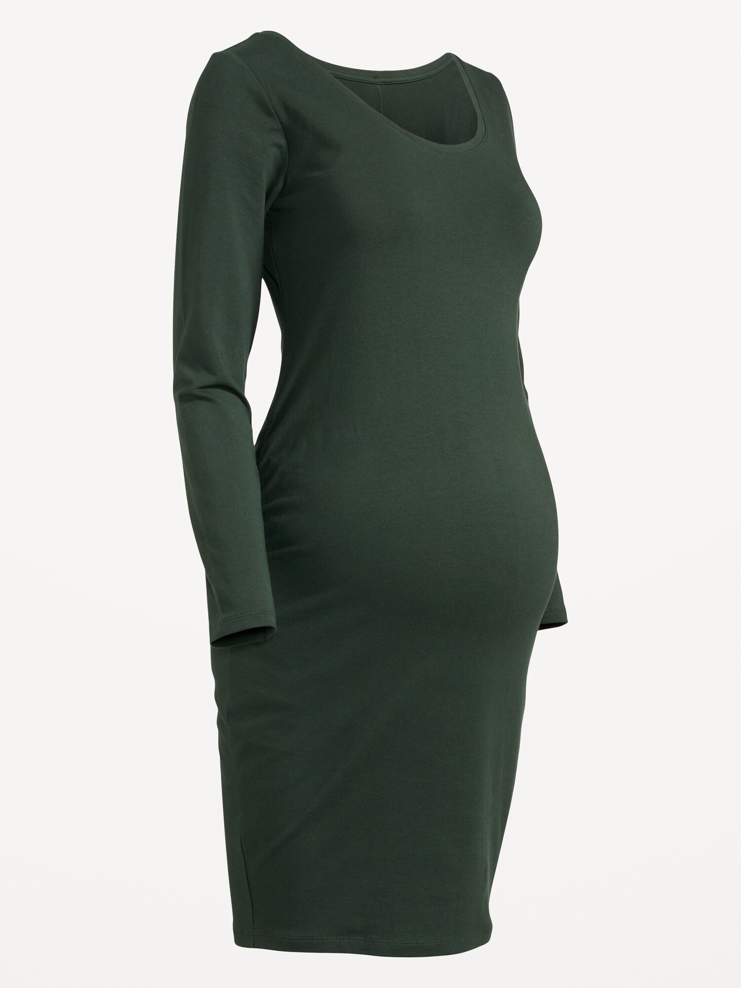 Robe de maternit?� moulante en jersey ?� manches longues | Old Navy