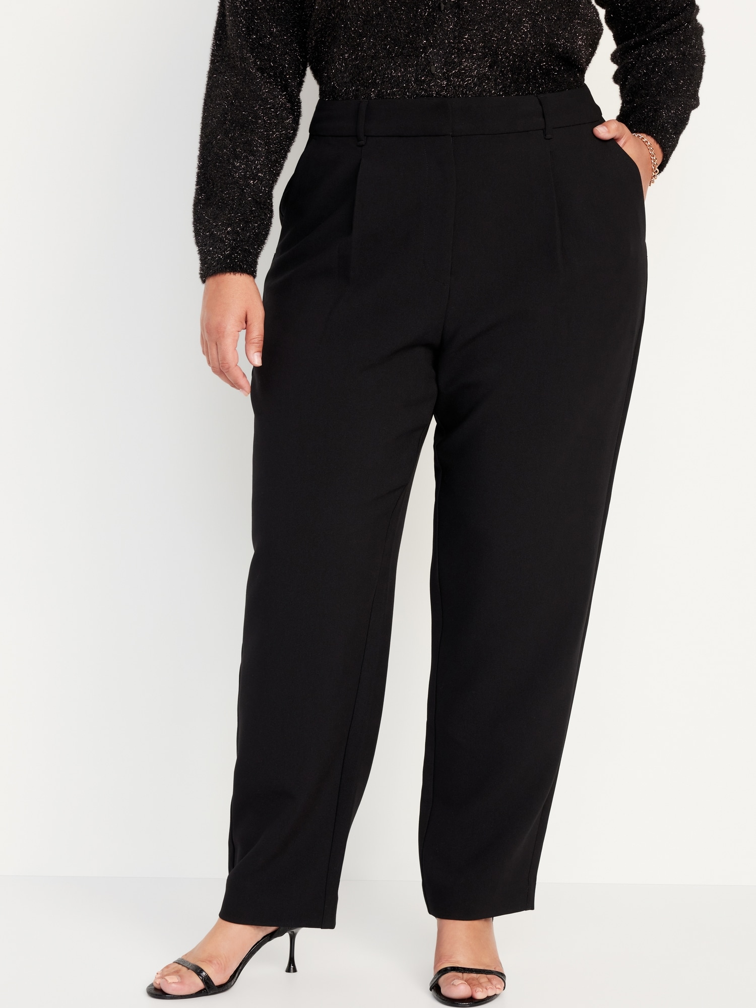Women's High Waisted Trousers, Online Sale