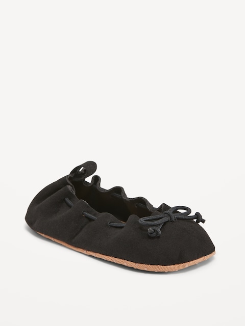 Scrunched Ballet Flat Shoes for Baby