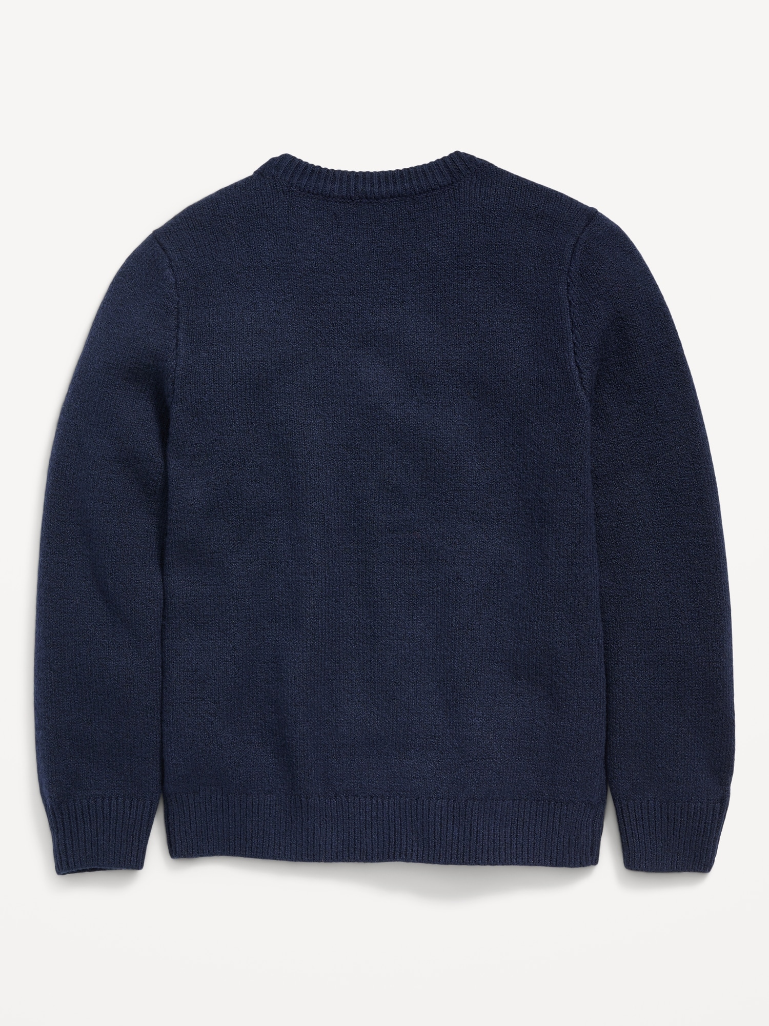 Crew-Neck Pullover Sweater