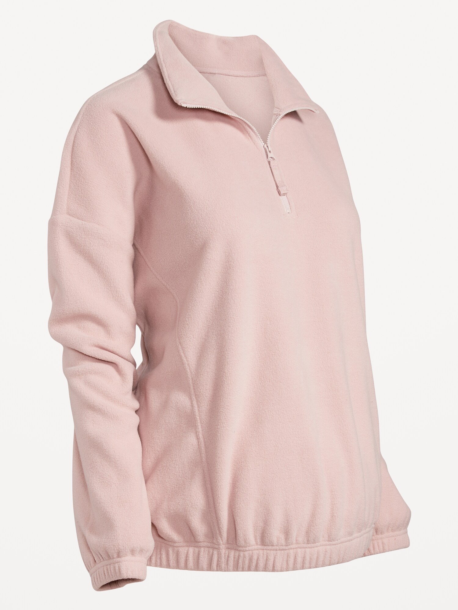 Maternity HalfZip Fleece Sweatshirt Old Navy