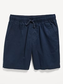 View large product image 4 of 4. Twill Non-Stretch Jogger Shorts for Boys Above Knee