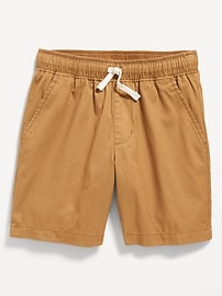 View large product image 4 of 4. Twill Non-Stretch Jogger Shorts for Boys Above Knee