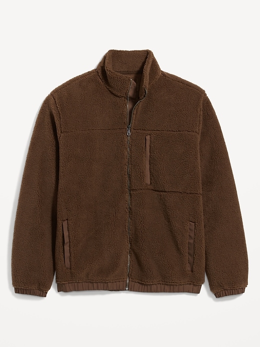 Image number 4 showing, Oversized Sherpa Zip Jacket