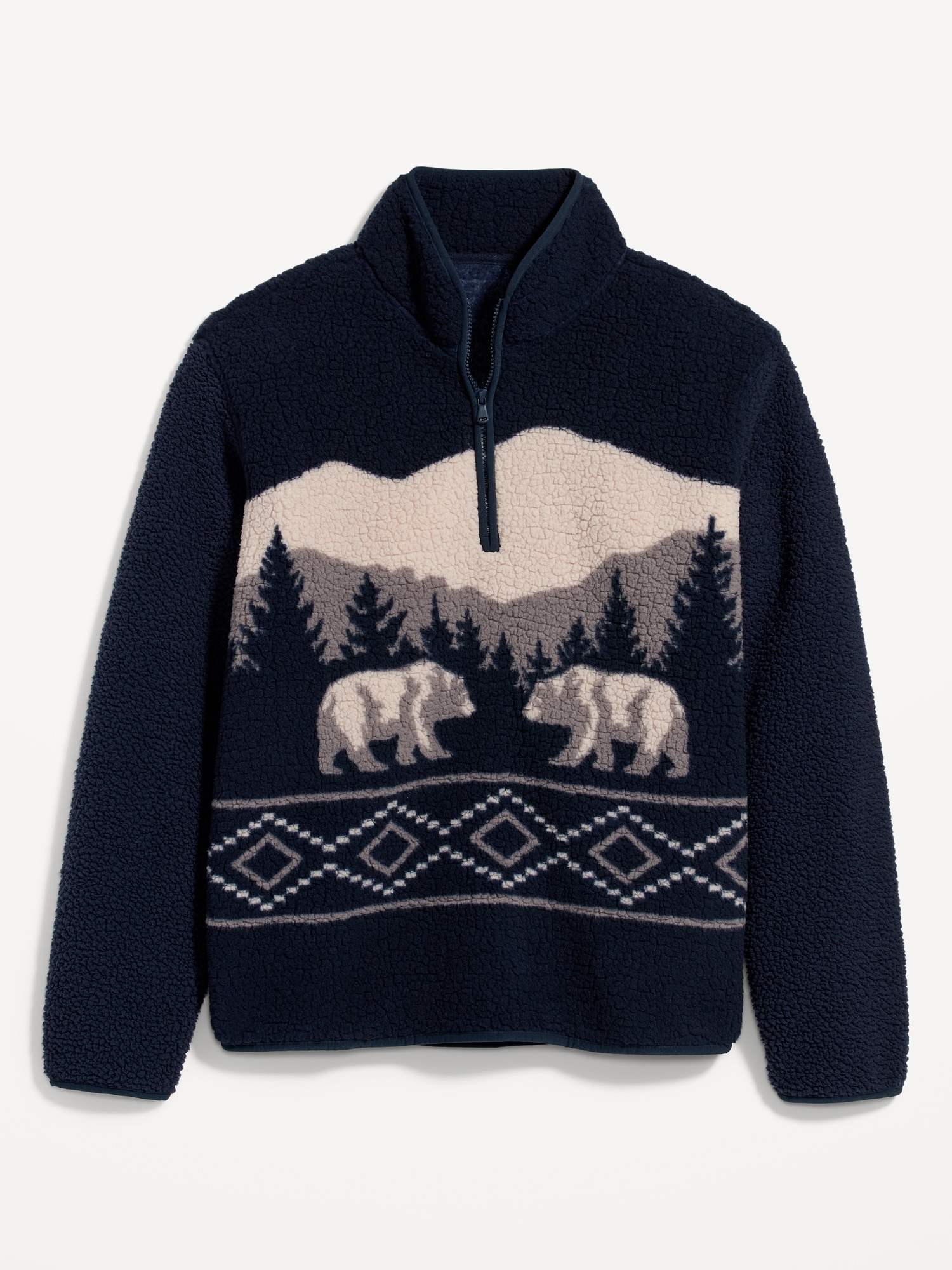 Old navy 2025 sherpa quarter zip