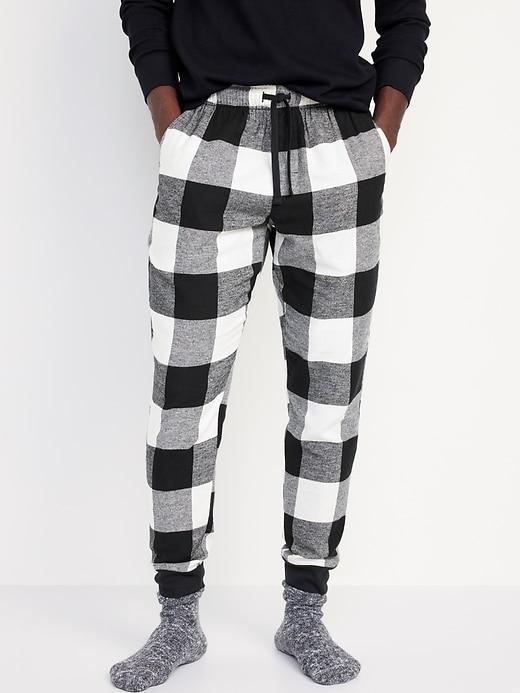 Image number 1 showing, Flannel Jogger Pajama Pants