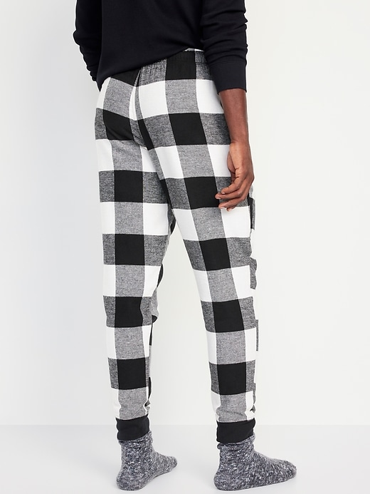 Image number 8 showing, Flannel Jogger Pajama Pants