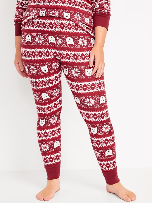 Image number 7 showing, Waffle-Knit Pajama Leggings