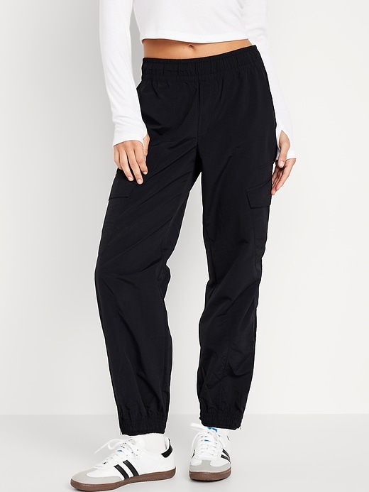 Old Navy Parachute Cargo Jogger Ankle Pants