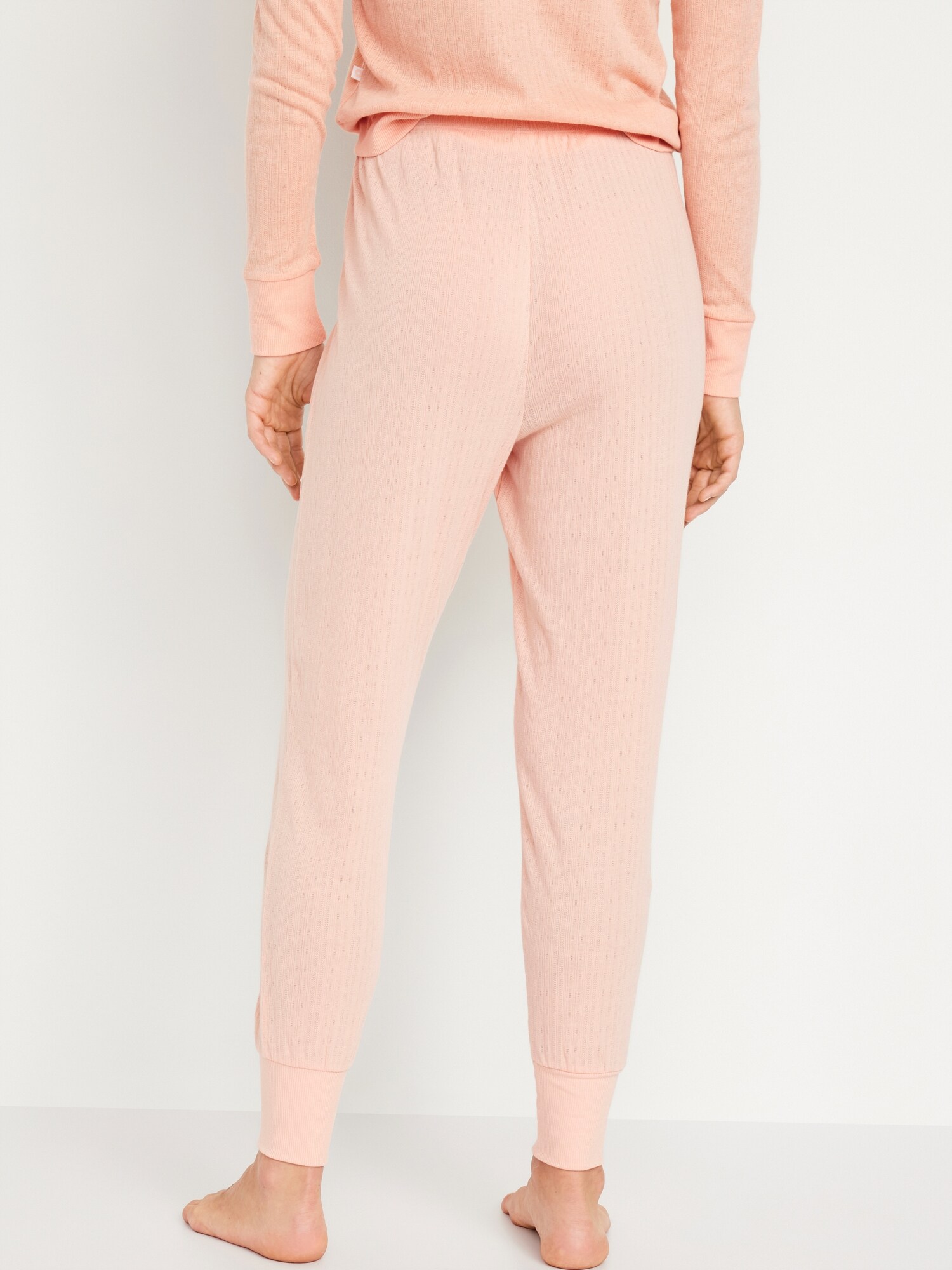 Pink Seersucker ~ Cotton Lounge Pants - Needham Lane Ltd.