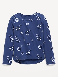 Softest Long-Sleeve Printed T-Shirt for Girls