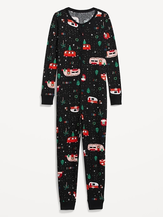 Old Navy Sz.XS TALL Bears That Sleigh Thermal-Knit Pajama One-Piece for  Women