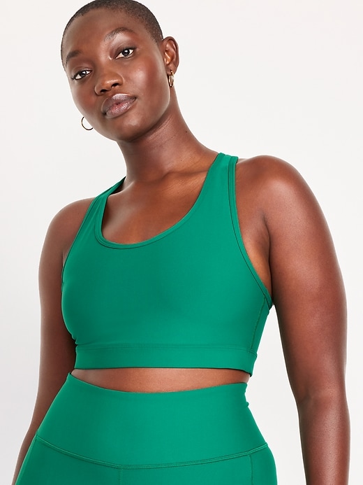 Image number 5 showing, Medium-Support PowerSoft Racerback Sports Bra