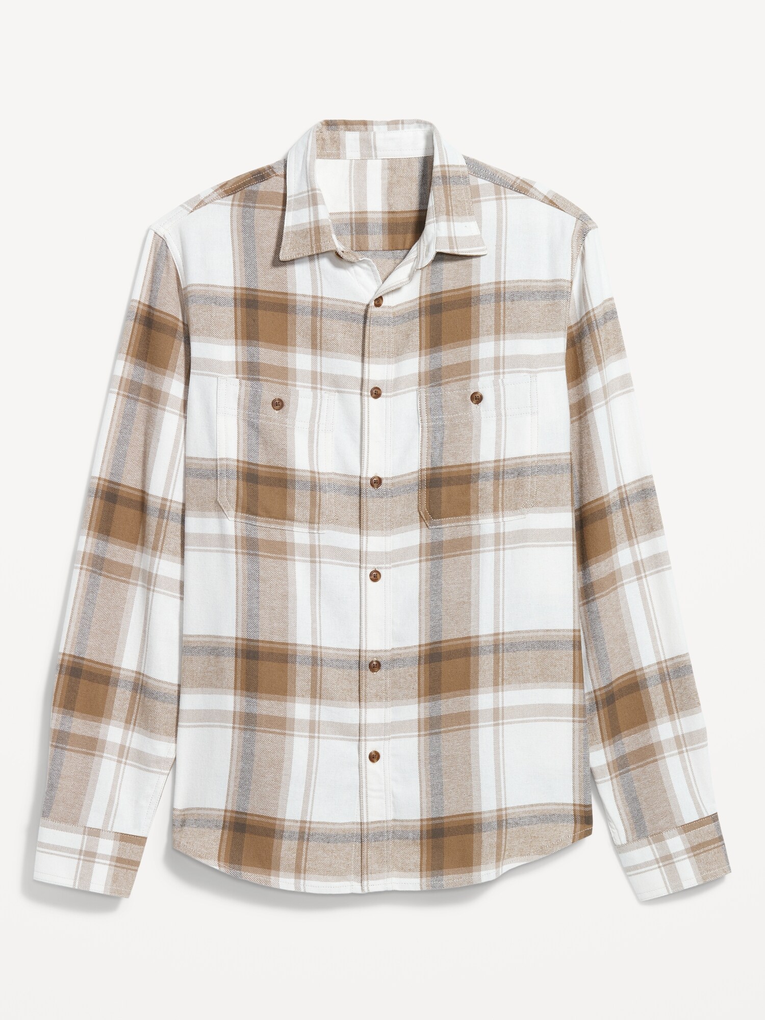 DoubleBrushed Flannel Shirt Old Navy