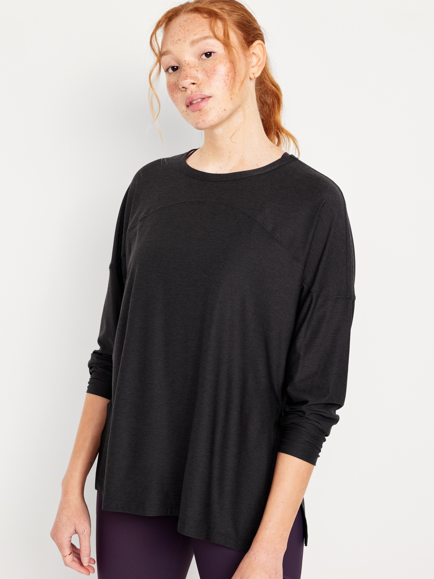 Women's Plus Size Elbow Sleeve 365 Tunic Top