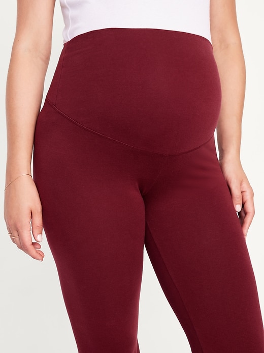 Maternity Full Panel Flare Leggings