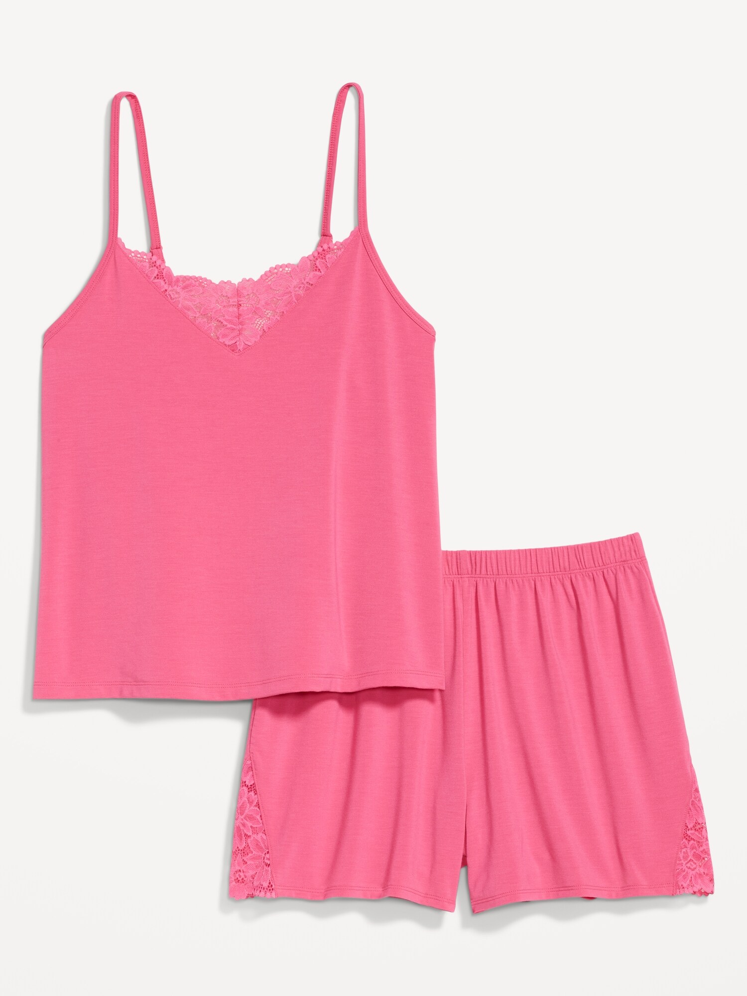 Cami & Shorts Pyjama Set - Light pink - Ladies
