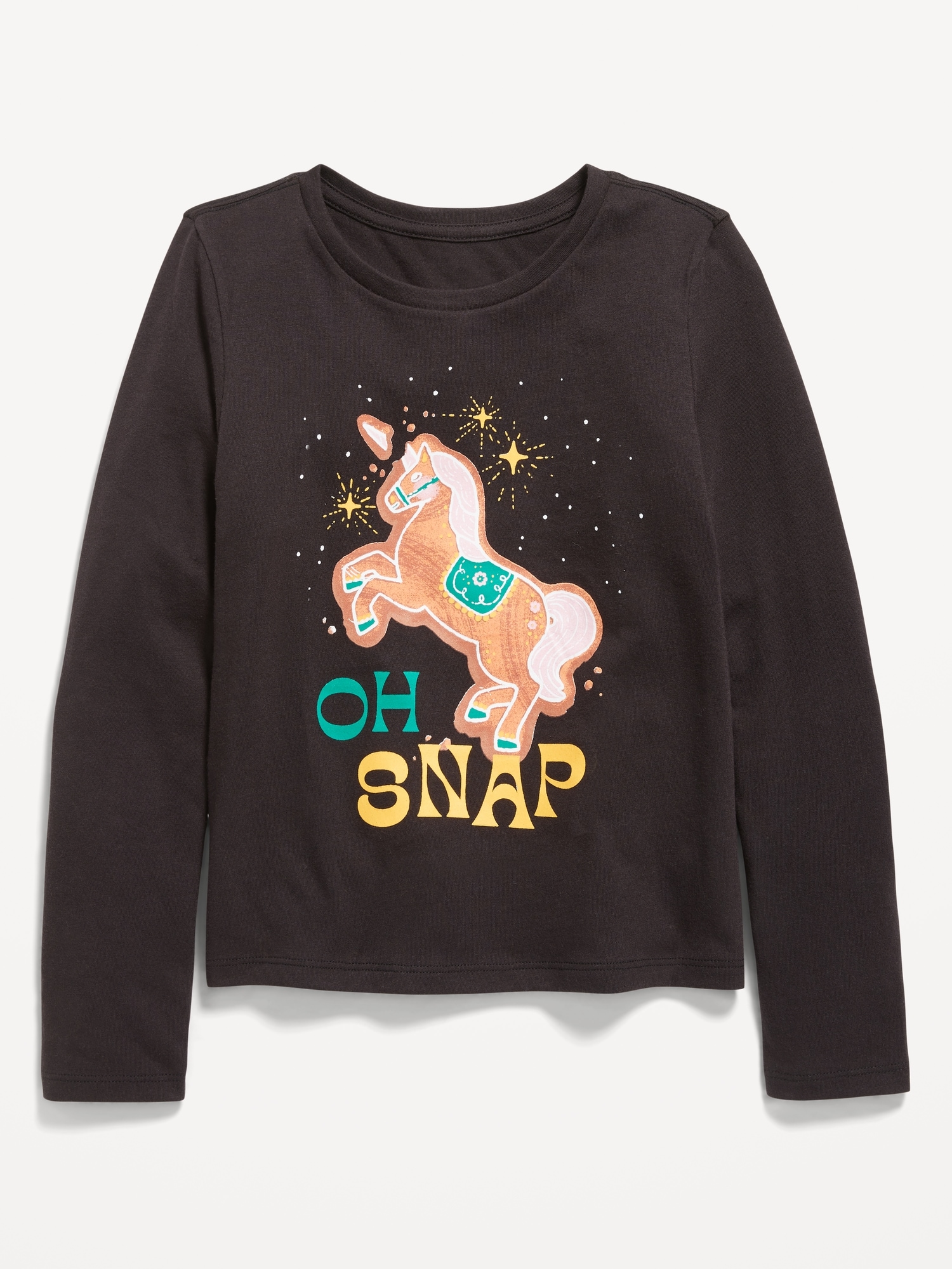 Long-Sleeve Graphic T-Shirt for Girls