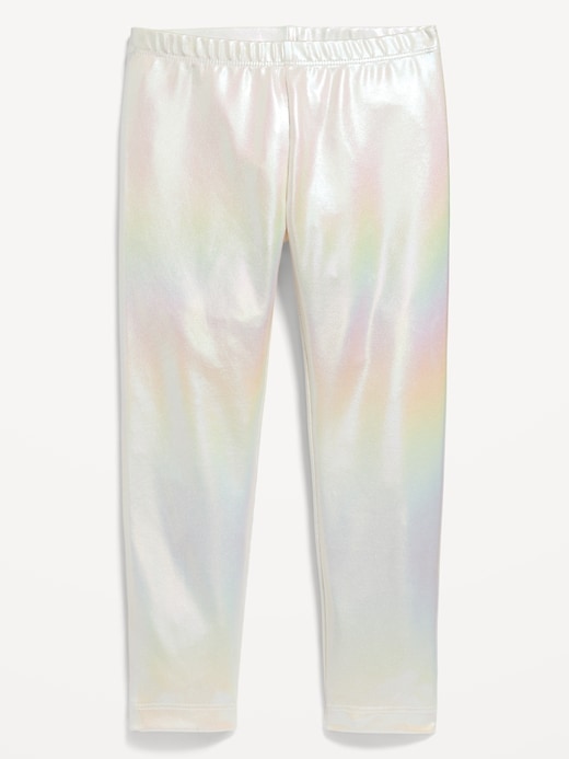 L'image numéro 1 présente Legging iridescent pleine longueur pour Toute-petite fille