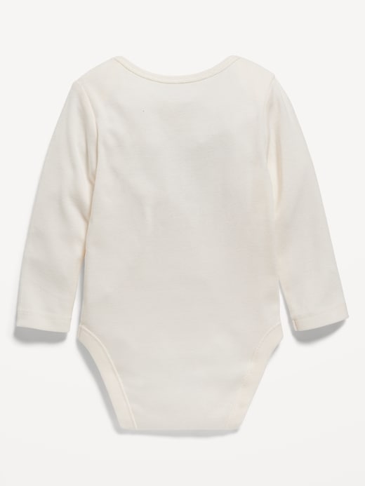 View large product image 2 of 2. Unisex Long-Sleeve Graphic Bodysuit for Baby