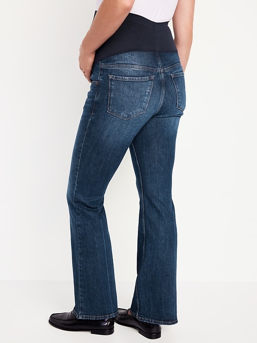 Image number 2 showing, Maternity Full Panel Flare Jeans