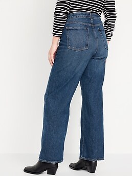 Extra High-Waisted Wide-Leg Jeans